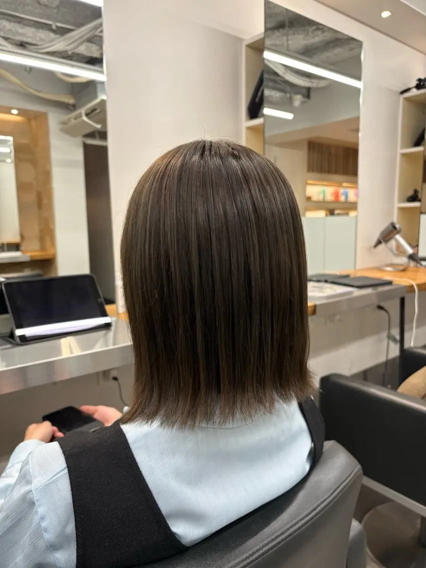 カラー＋トリートメントの写真