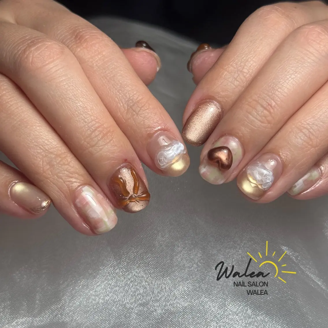 ネイル ハンドネイル nail salon waleaのネイルデザイン
