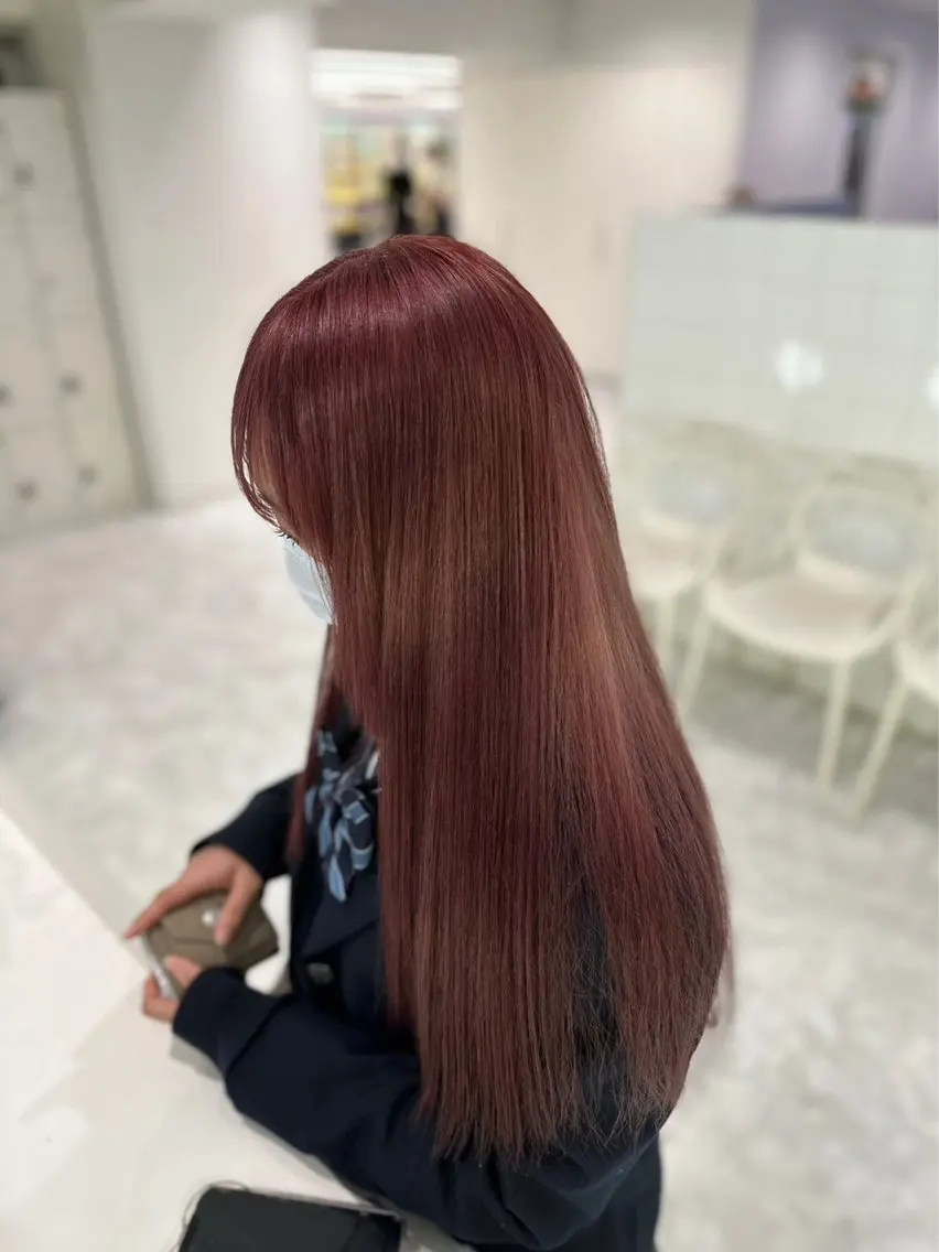 ロング カラー ヘアアレンジ 💗横浜美容室 💗HARUNAのヘアスタイル