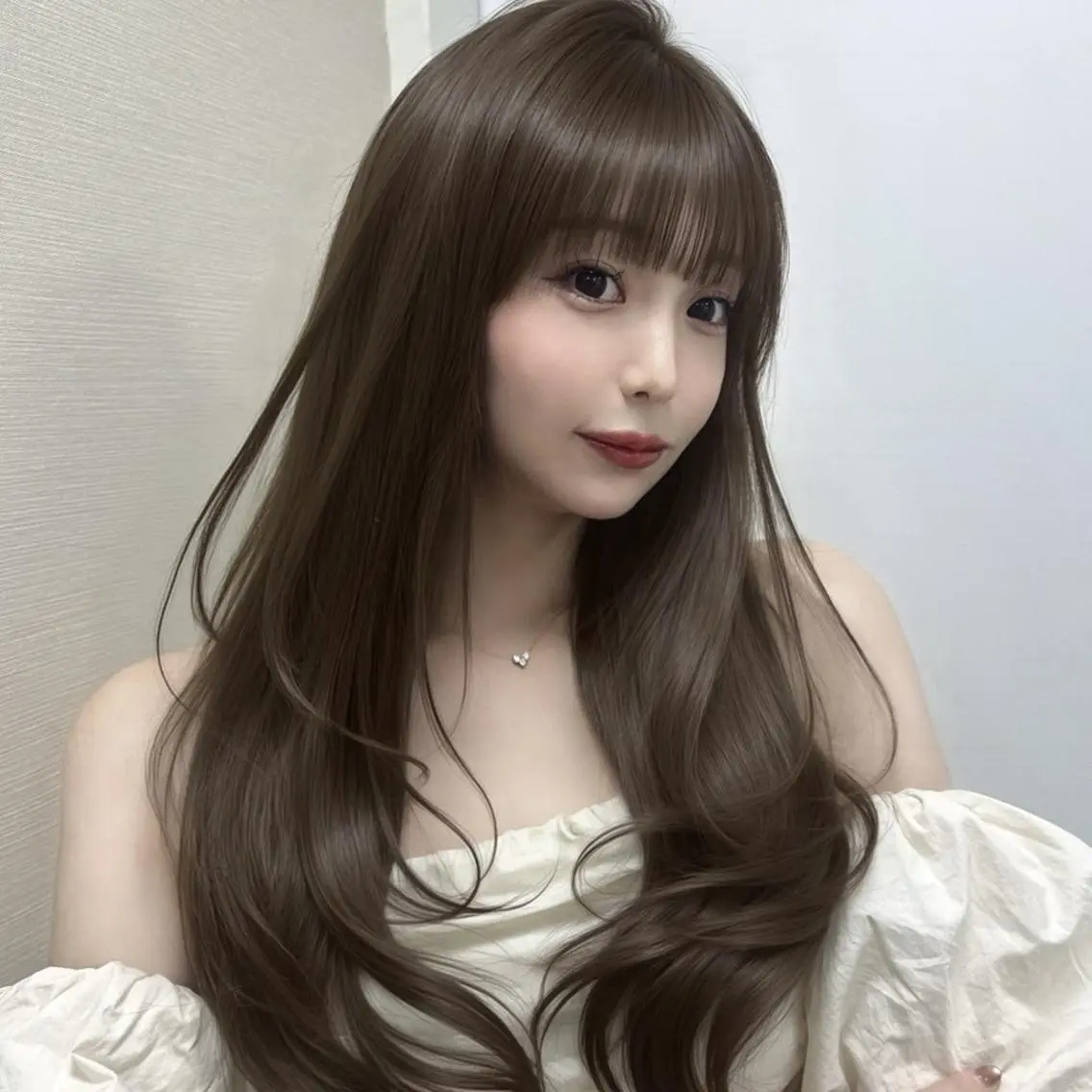 カラー 🫧🪞艶色かわいい 透明感/銀座🪞🫧のヘアスタイル