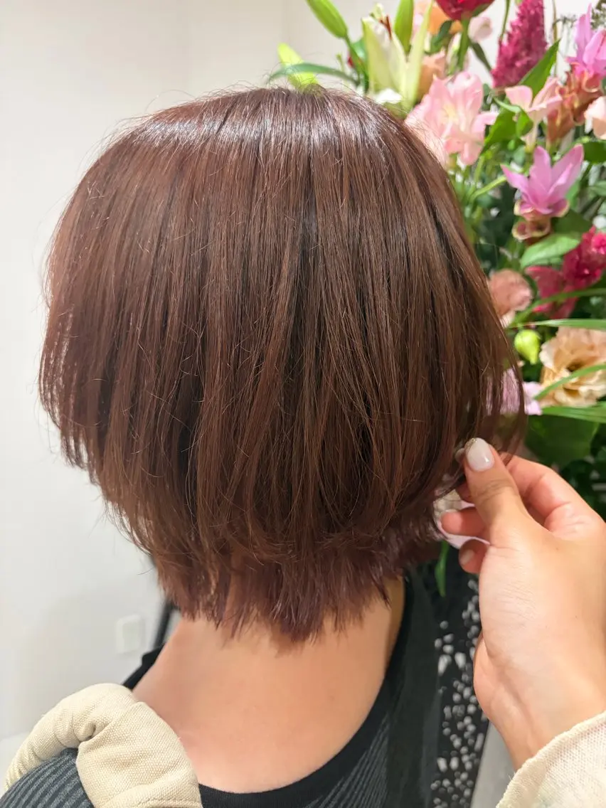 カット+カラー+濃密泡トリートメントの写真