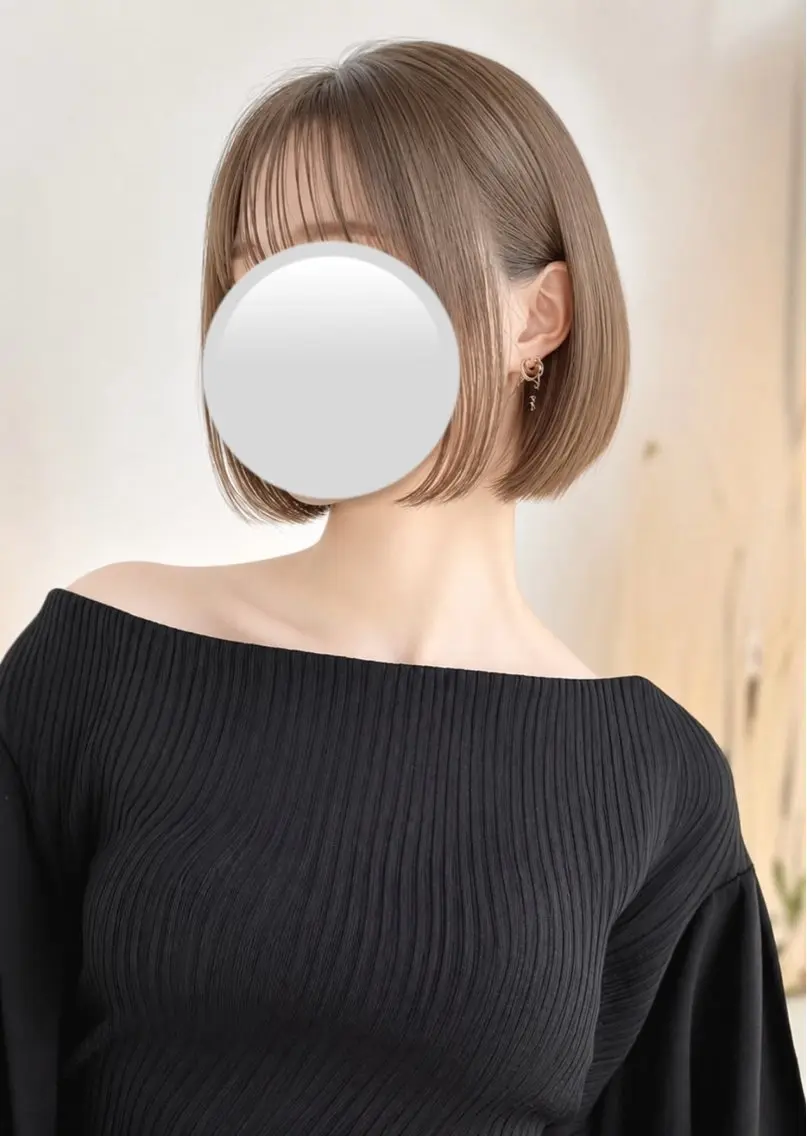 ショート カラー ブリーチ ヘアカラー 明るめワンカラー/ うる艶カラー/ゆいなのヘアスタイル