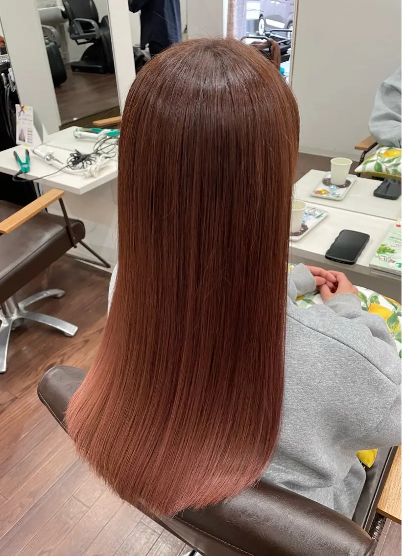 【とにかくサラツヤに✨️】🌱艶髪ストレート(縮毛矯正) + 髪質改善 幹細胞トリートメント🤍の写真