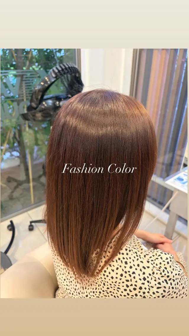 カラー 小村 紗依のヘアスタイル