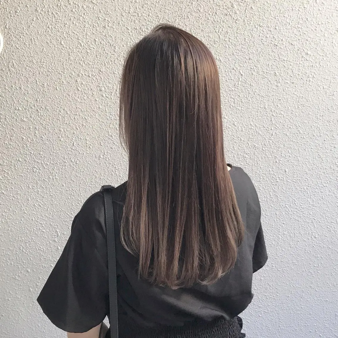 セミロング カラー アッシュ ハイライトカラー ハイライト インナーカラー/天神 ブリーチ/吉田のヘアスタイル