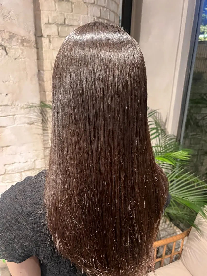 ロング コテ巻きパーマ✨/ 木下明哉のヘアスタイル
