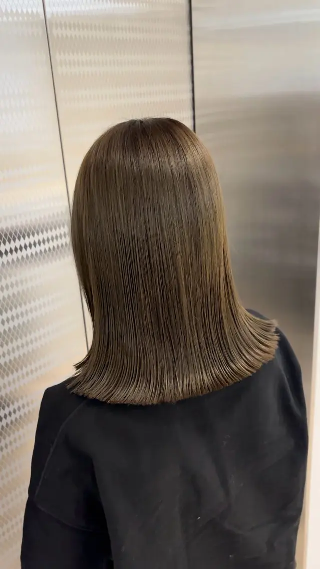 ミディアム カラー 透明感カラー 髪質改善 カット ヘアカラー トリートメント 名駅/sHiHo/透 明感カラー✨🎀/のヘアスタイル
