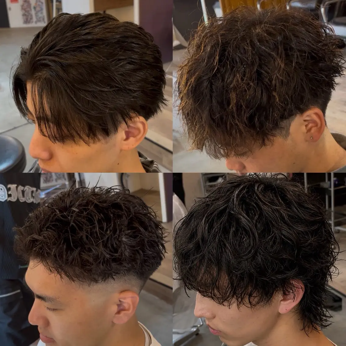 カット＋allパーマ【ニュアンス,毛流れ系,波巻き,ツイスパetc…】｜#町田メンズ #メンズパーマの写真
