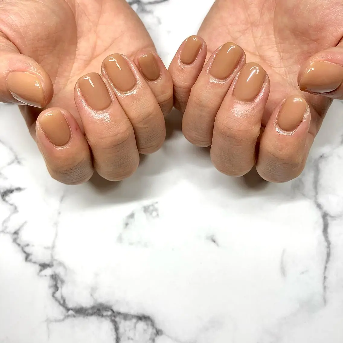 ネイル ジェルネイル オフィスネイル ワンカラーネイル パラジェル シンプルネイル ハンドネイル NAIL NOWのネイルデザイン