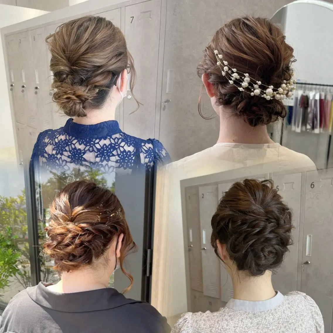 ヘアアレンジ ヘアセット 福島 果音のヘアスタイル