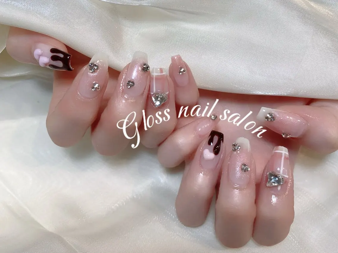 ネイル Yuna✨ Gloss nailのネイルデザイン