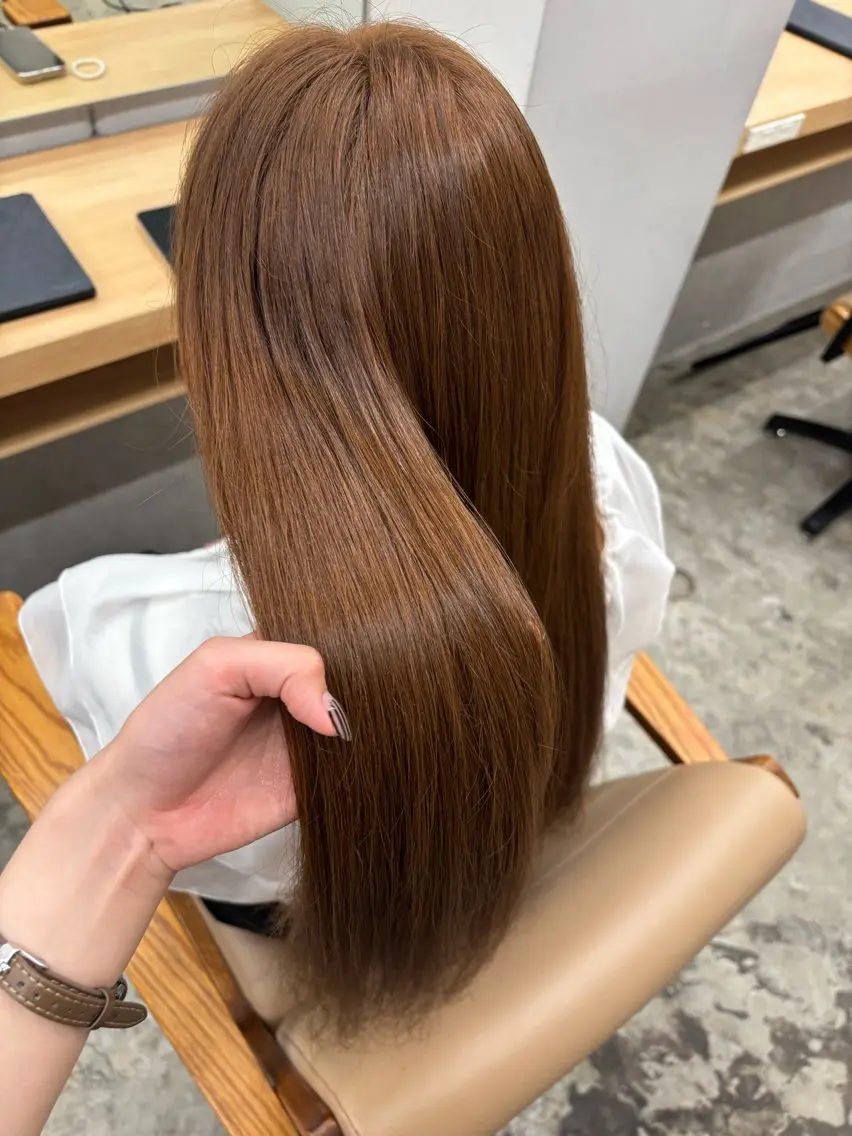 ロング カラー ヘアカラー トリートメント ヘアセット Libero / Hisaのヘアスタイル