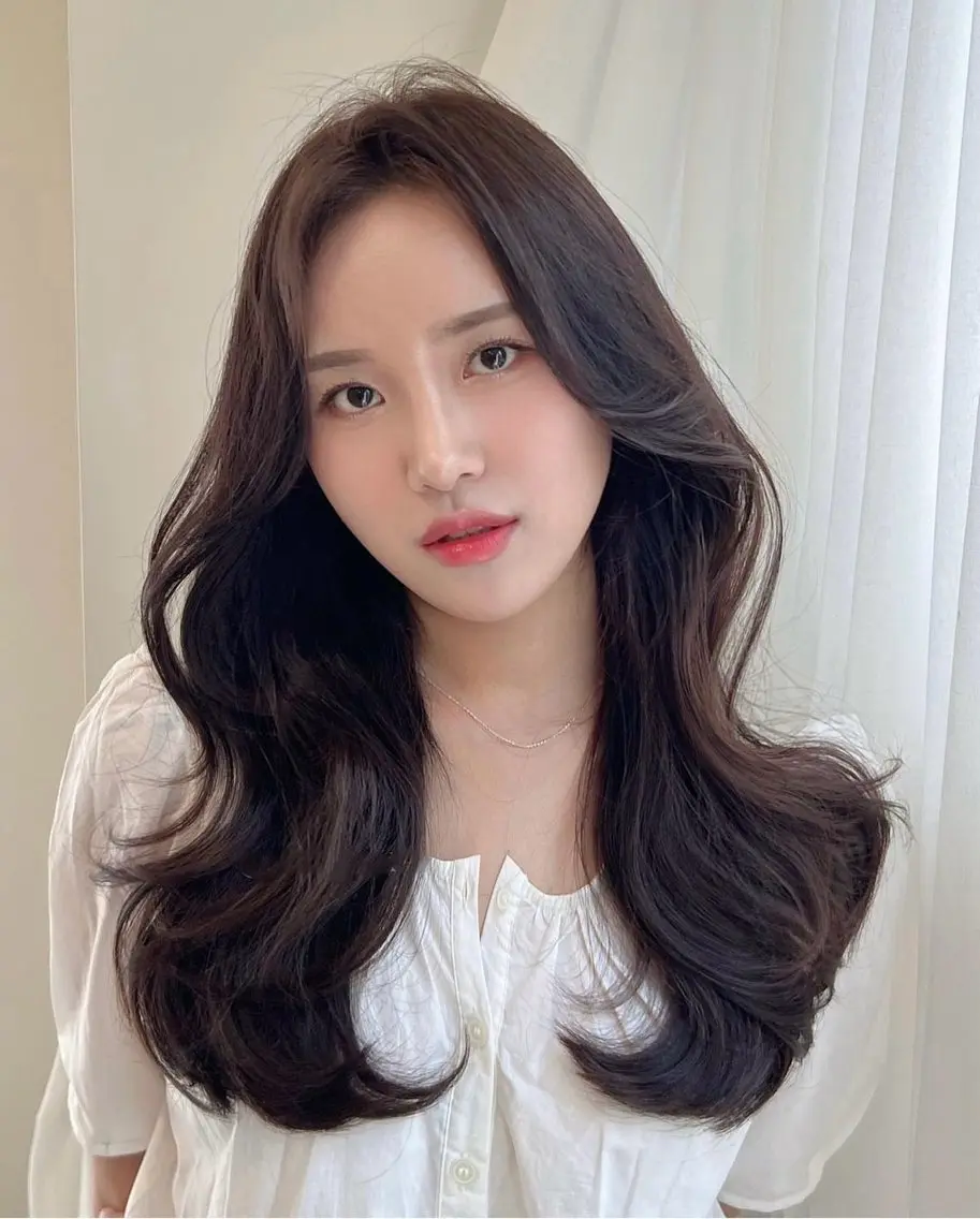 ロング カラー 透明感カラー イルミナカラー 韓国風ヘア レイヤーカット 似合わせカット 店長 こうすけのヘアスタイル