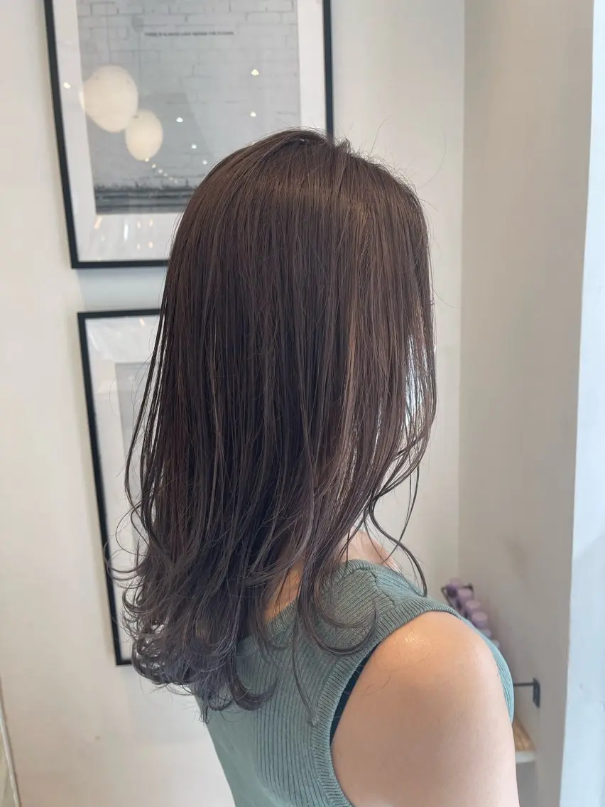 ロング カラー 塚本 昂のヘアスタイル