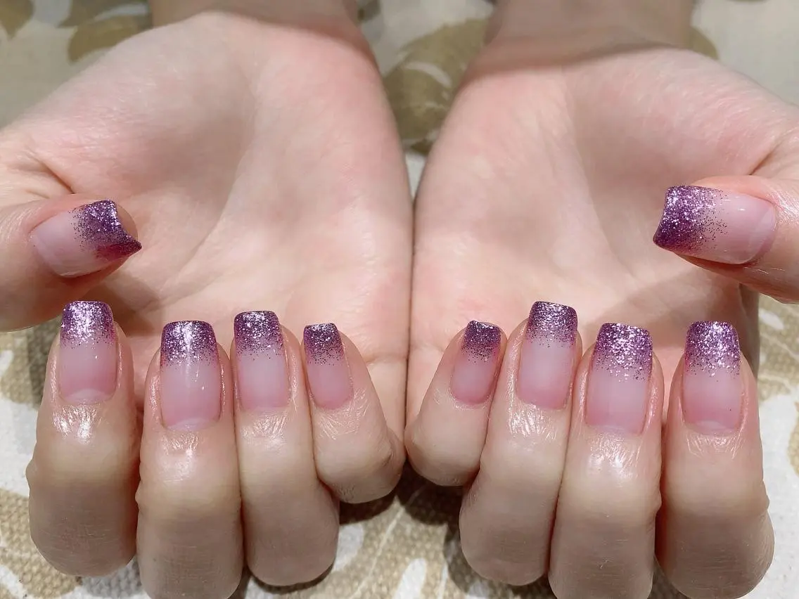ネイル グラデーション ラメ(グリッター) ラメグラデーション M's Style NAIL BARのネイルデザイン