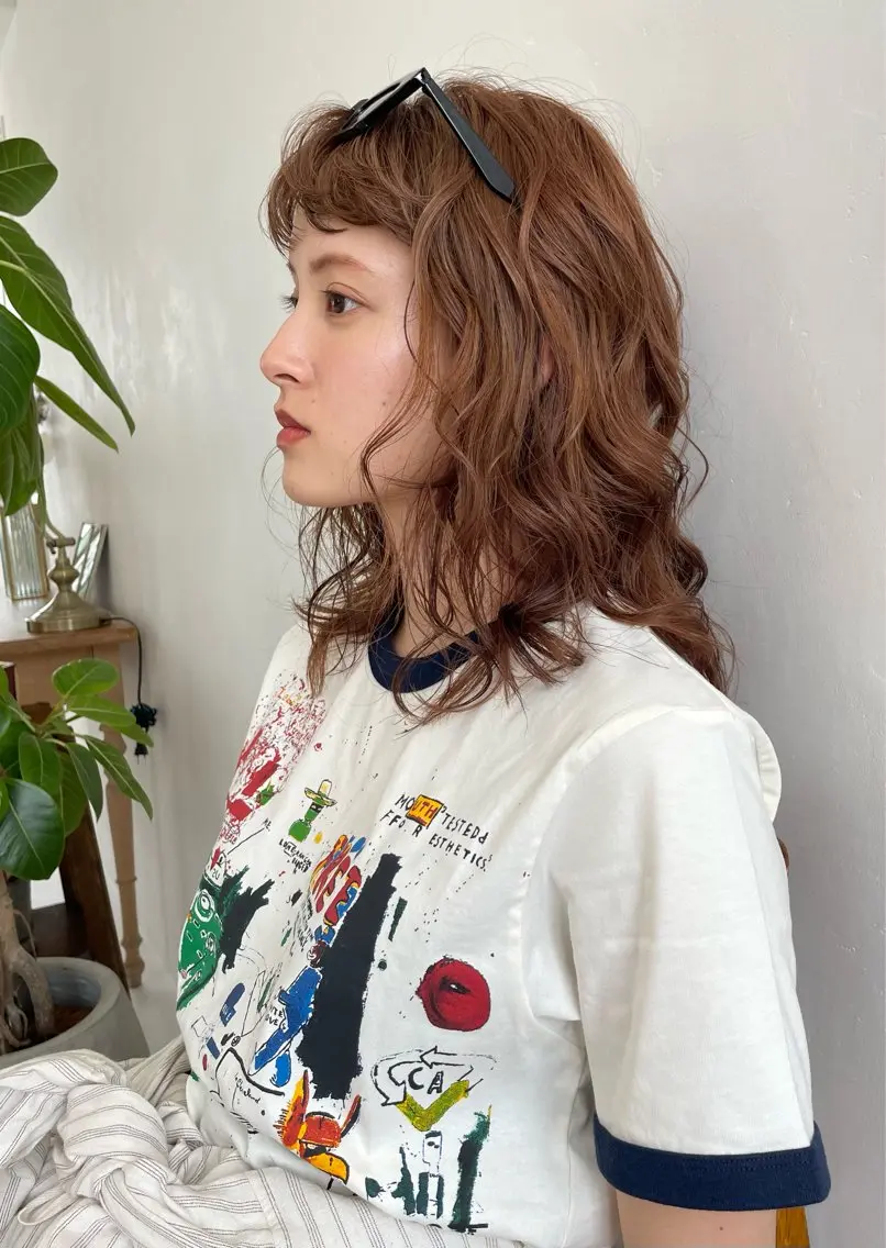 カラー+silkトリートメント🐠の写真