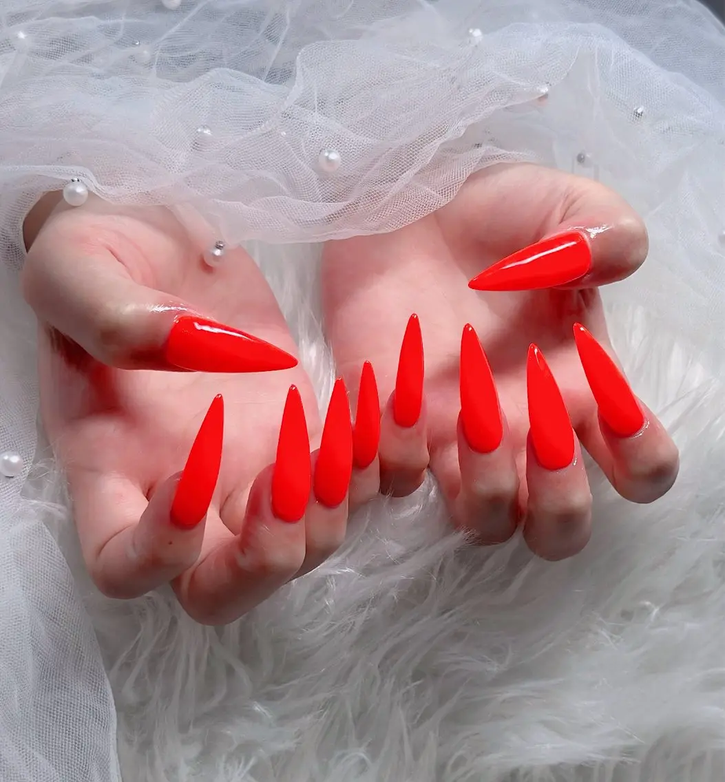 ネイル ハート キラキラネイル リボン ハンドネイル キノコ H.babynailのネイルデザイン