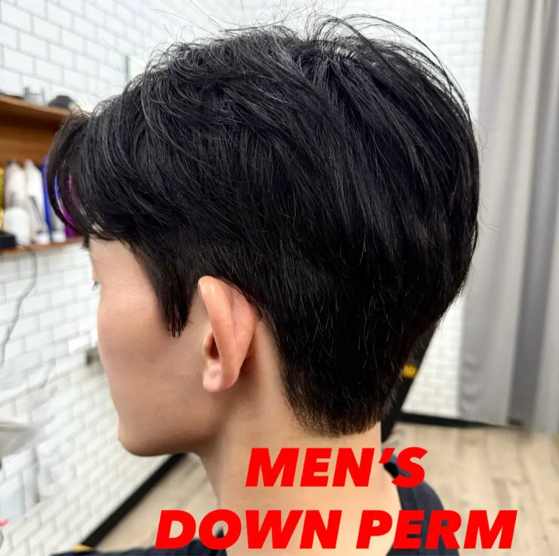 パーマ メンズ ダウンパーマ メンズ韓国風 メンズパーマ カット パーマ 森田稔將 N゜大分中央町店のヘアスタイル