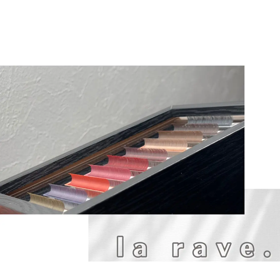 マツエク・マツパ フラットラッシュ la rave. eyelashのマツエク・マツパデザイン