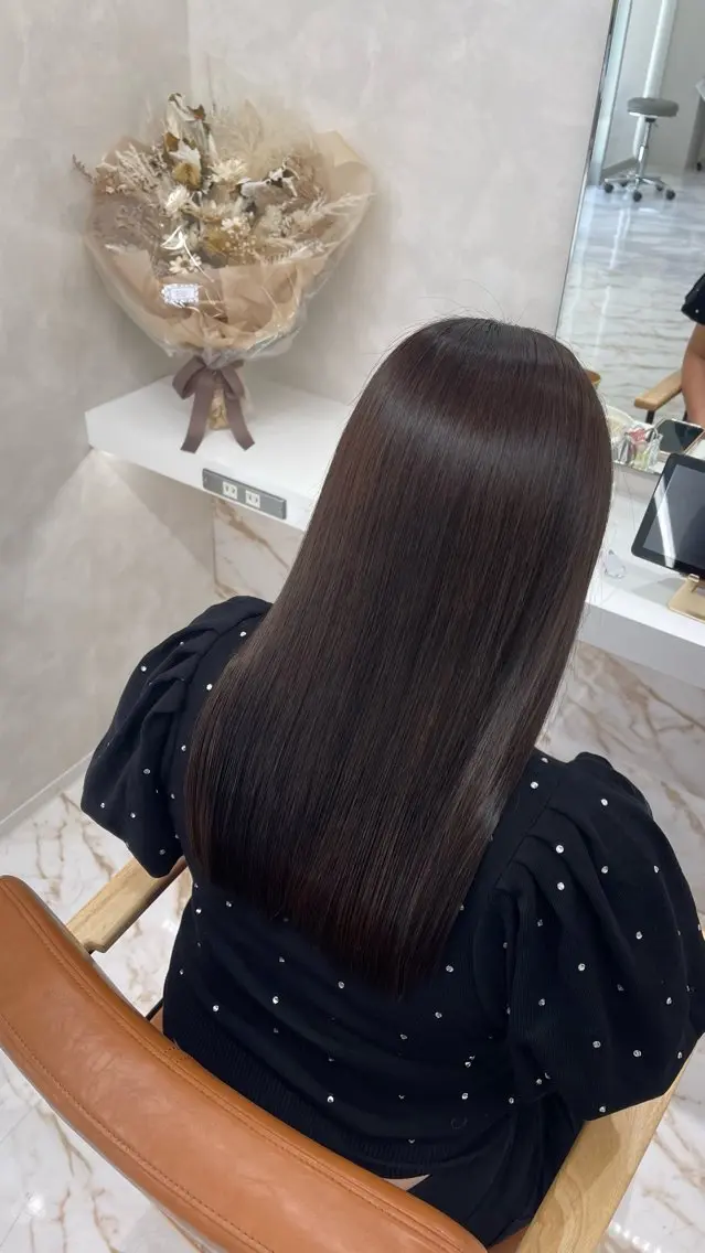 ロング SLASHスラッシュ 木下結月果のヘアスタイル