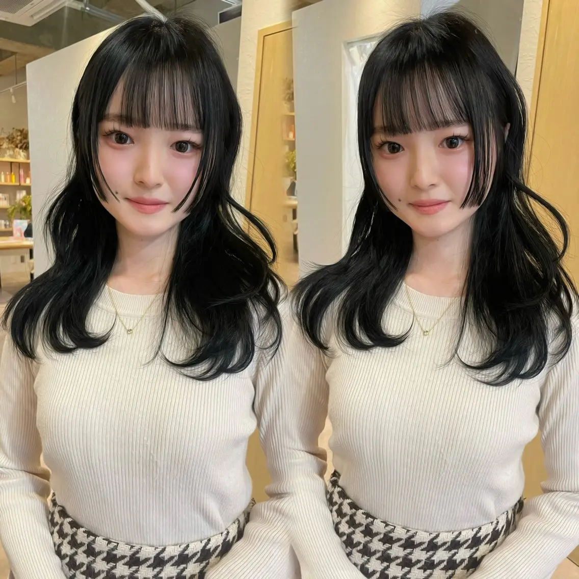 ロング 姫カット レイヤーカット カット ヘアカラー トリートメント 似合わせカット/ 顔周りカット/まりなのヘアスタイル
