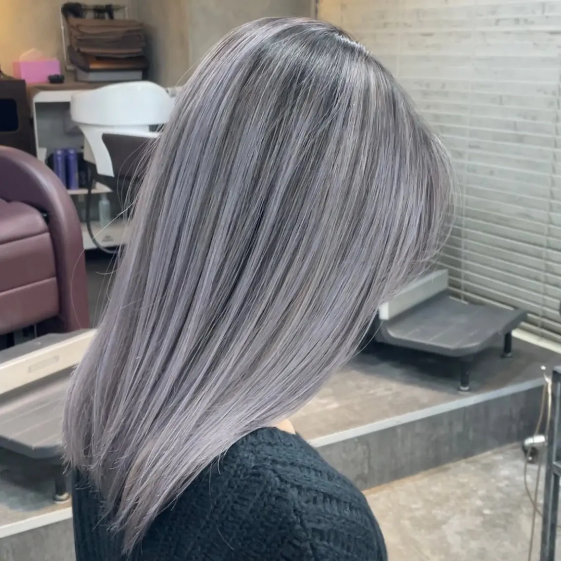 セミロング カラー カット ヘアカラー トリートメント 💎桑原勇志/ ショート/ハイトーンのヘアスタイル