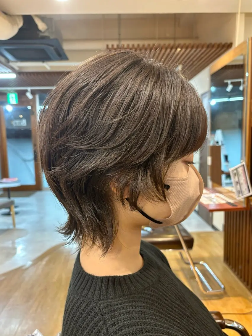 ショート パーマ 女性目線でつくる ボブ縮毛矯正のヘアスタイル