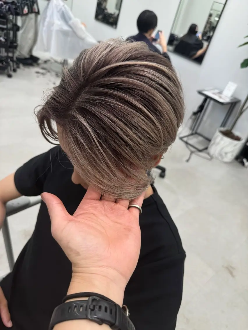 カラー メンズ カット ヘアカラー トリートメント Joule 大分のヘアスタイル