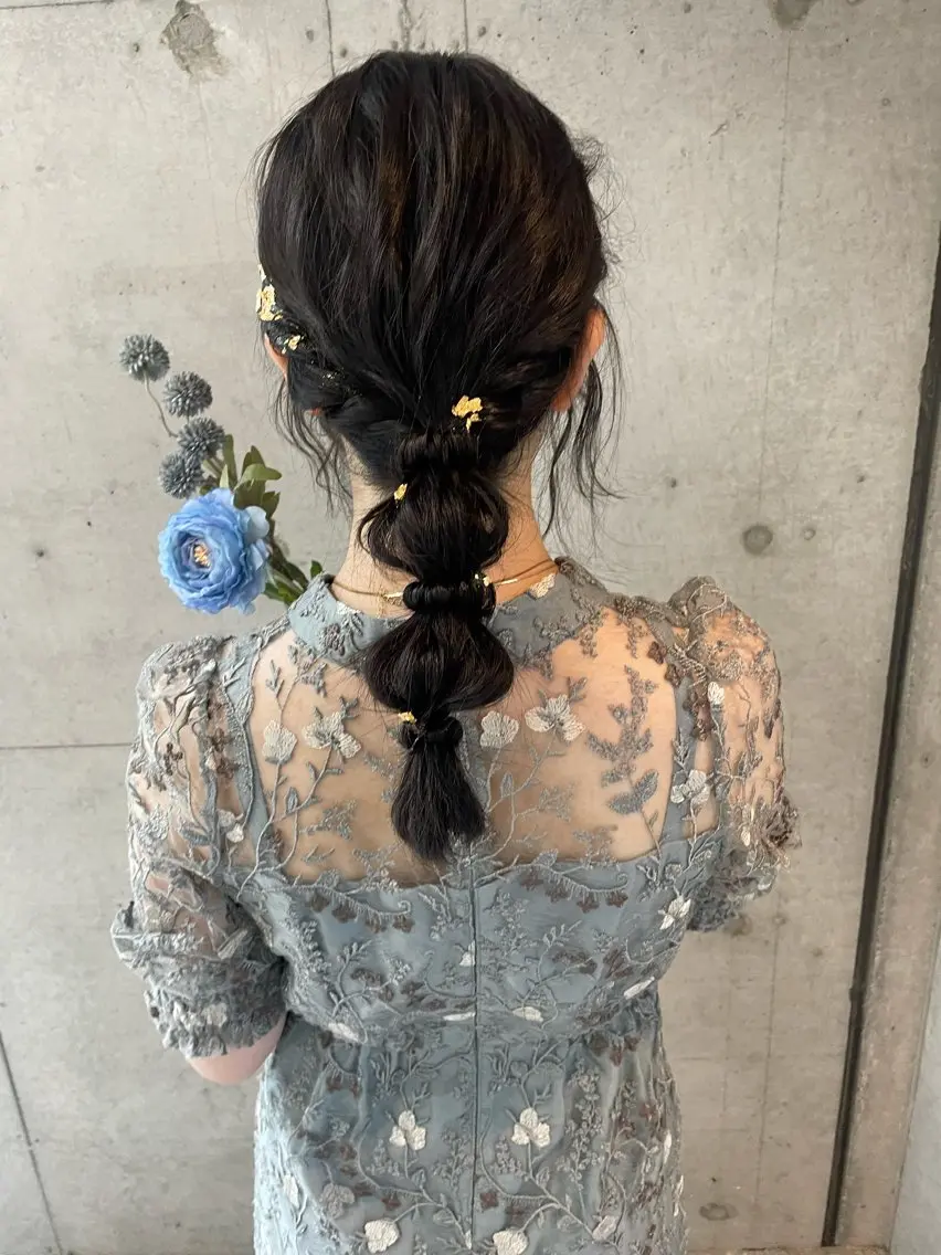 ヘアアレンジ ヘアセット 美髪× ヘアセット✨Araiのヘアスタイル