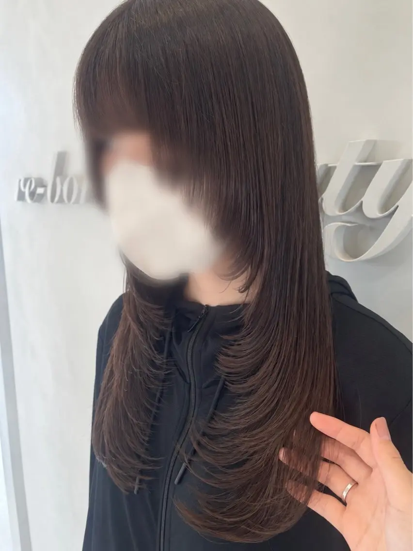 ロング カラー カット ヘアカラー トリートメント hina🌷/re- born新鎌ヶ谷のマツエク・マツパデザイン