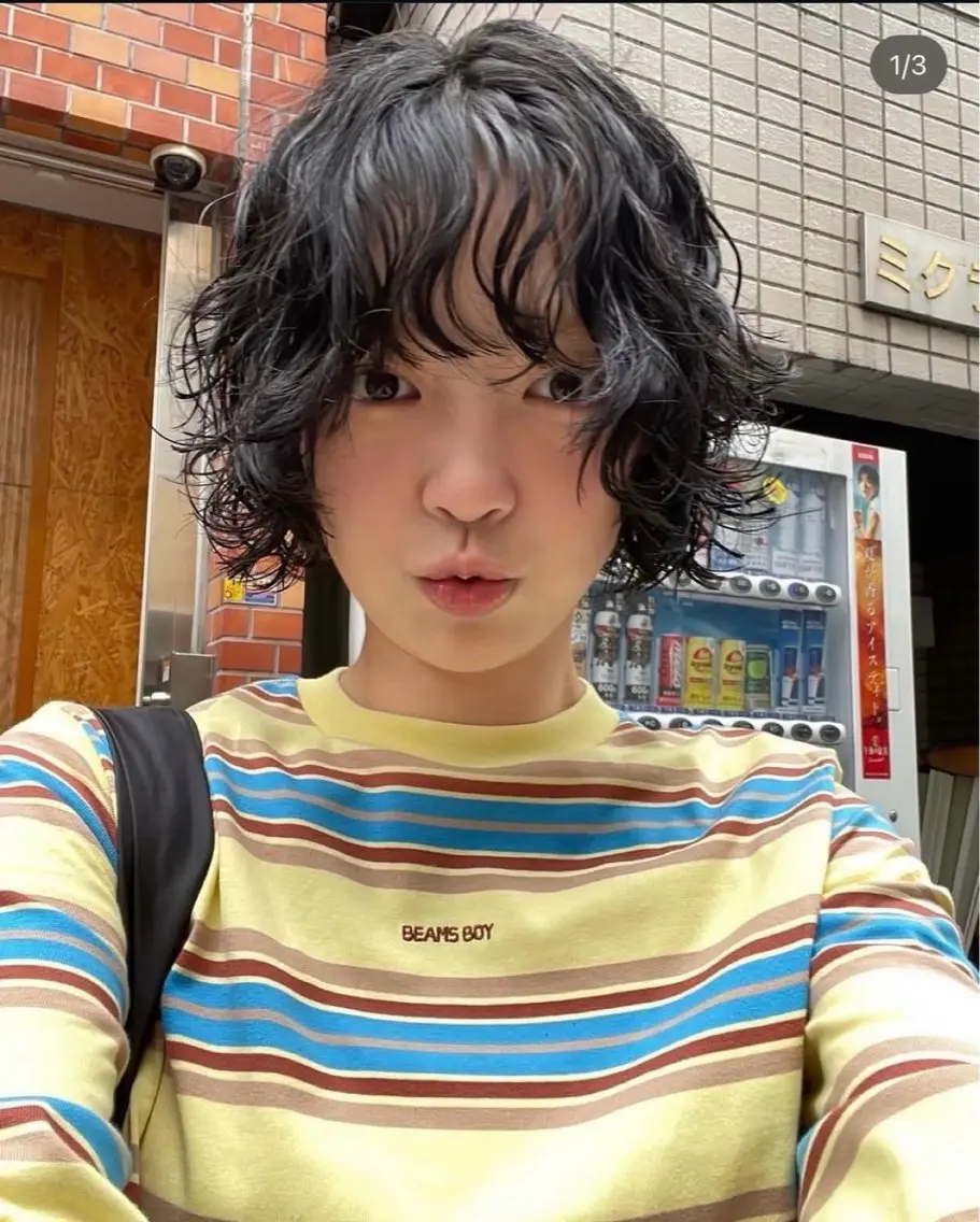 ショート パーマ 西山 凜のヘアスタイル