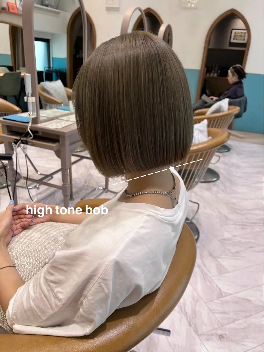 ショート カラー カット ヘアカラー トリートメント stylist/ボブ ことの/韓国レイヤーのヘアスタイル