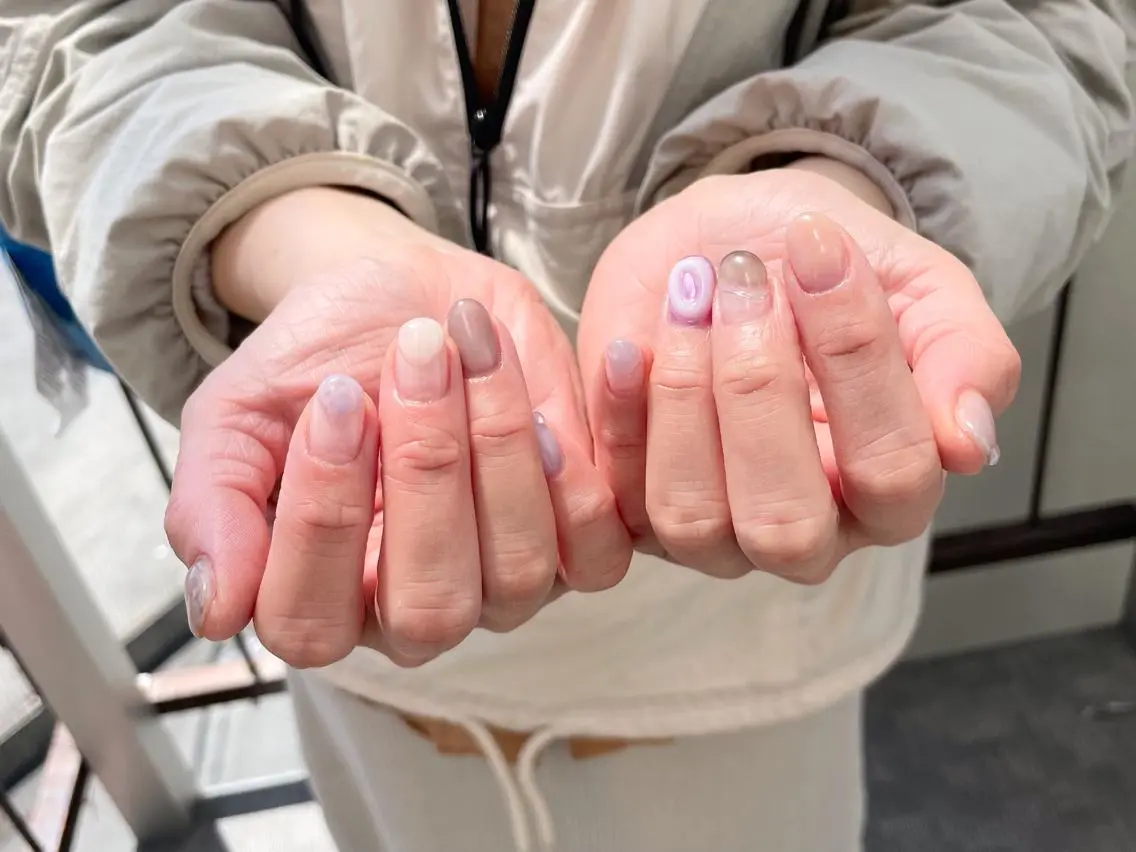 ネイル ニュアンスネイル nail salon アトリエBONOのネイルデザイン