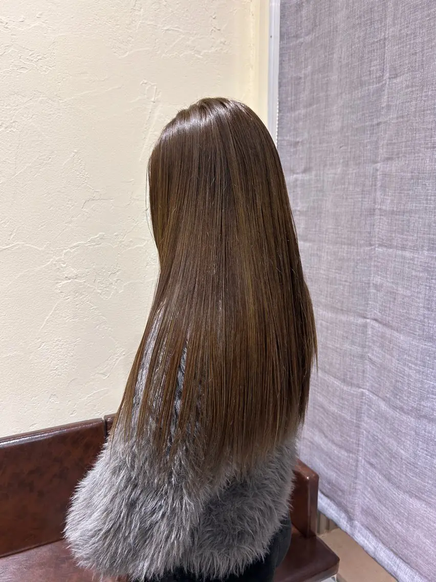 ロング カット ヘアカラー トリートメント 井上 萌のヘアスタイル