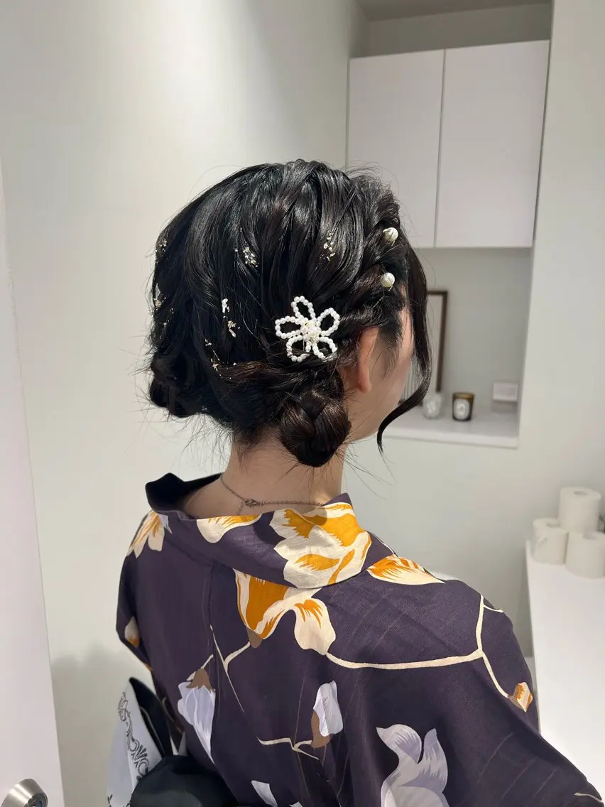 ヘアアレンジ アレンジ/ブラウン カラー HARU🕯のその他イメージ