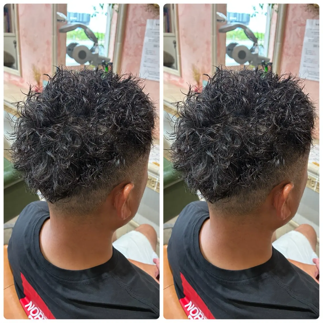 ショート パーマ おおやま たくみのヘアスタイル