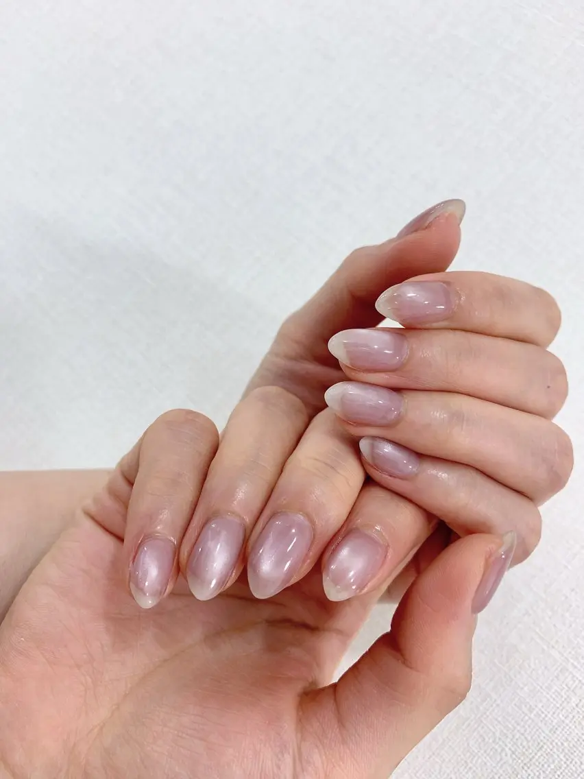 ネイル キラキラネイル マグネットネイル シンプルネイル 春ネイル 夏ネイル ハンドネイル Rainbow Nailのネイルデザイン