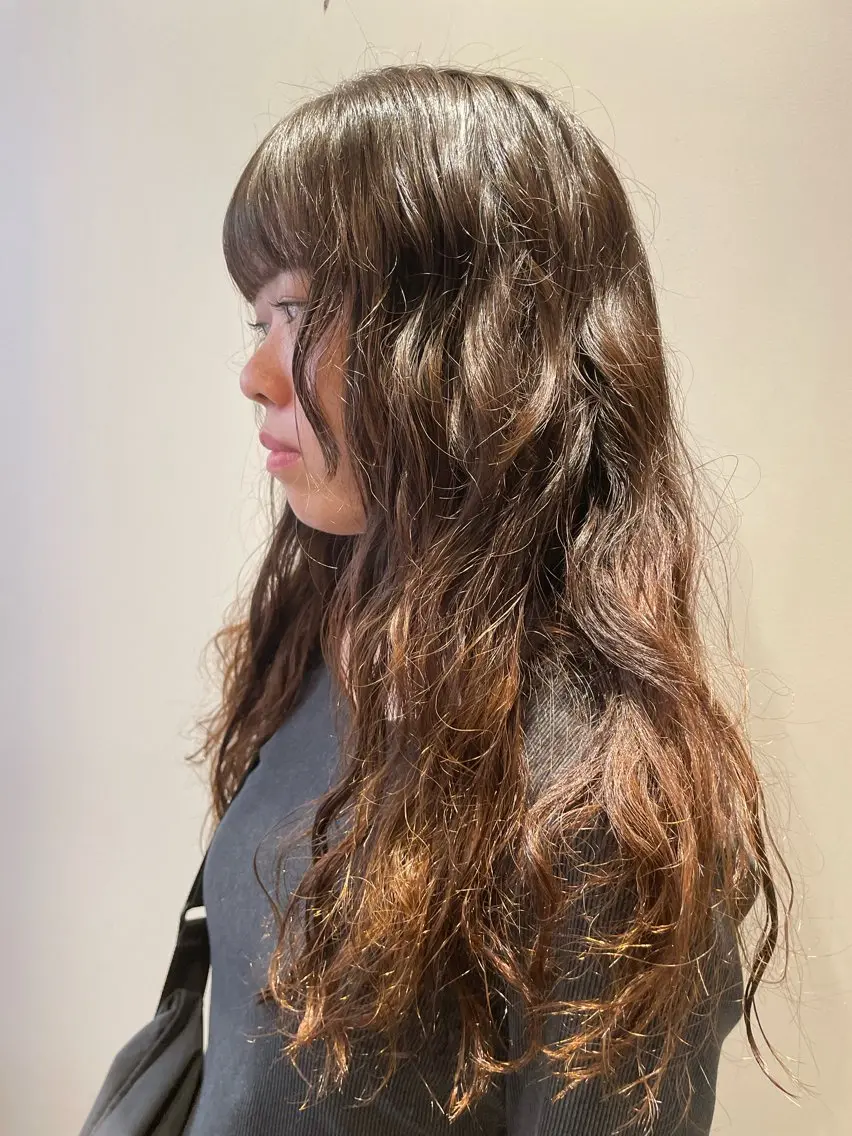 ロング パーマ カット パーマ トリートメント 🎀レイヤー/パーマ カラー/ai🎀のヘアスタイル