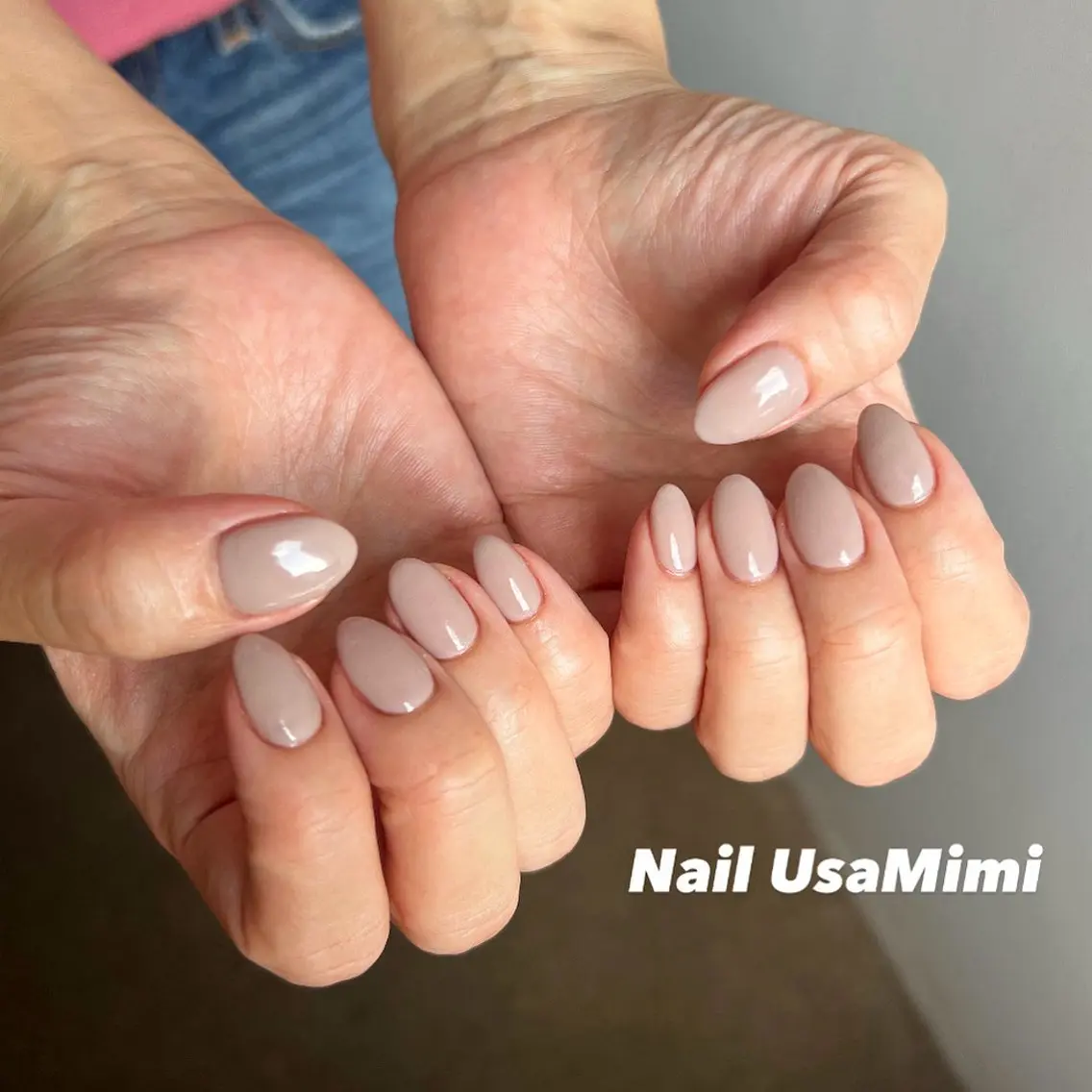 ネイル ジェルネイル マグネットネイル 持ち込み ワンカラーネイル パラジェル ハンドネイル 本町NailUsa Mimi RIKOのネイルデザイン