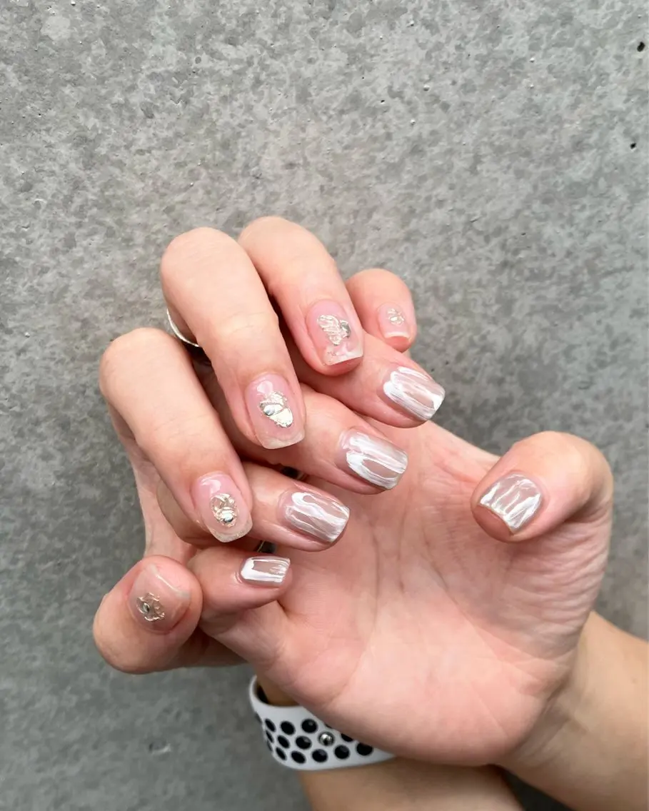 ネイル アートネイル 長さ出し ジェルネイル 氷ネイル・うるうるネイル マットネイル ハンドネイル nail salon Soeurのネイルデザイン