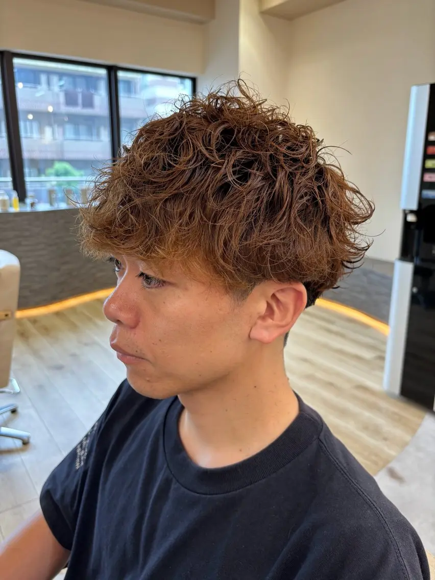 ショート カット パーマ 髪質改善美髪 矯正/髪質改善カラーのヘアスタイル