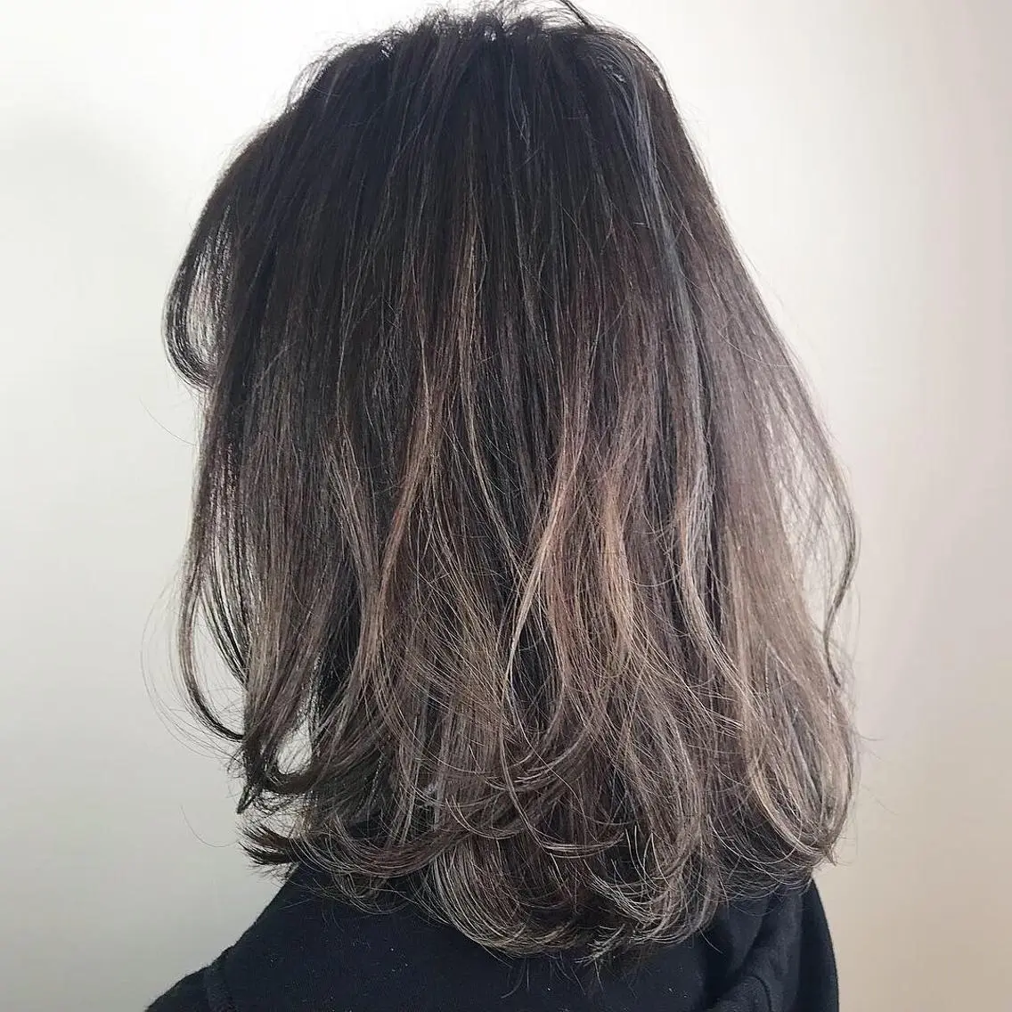 セミロング カラー カット ヘアカラー トリートメント Lien 深井店のヘアスタイル