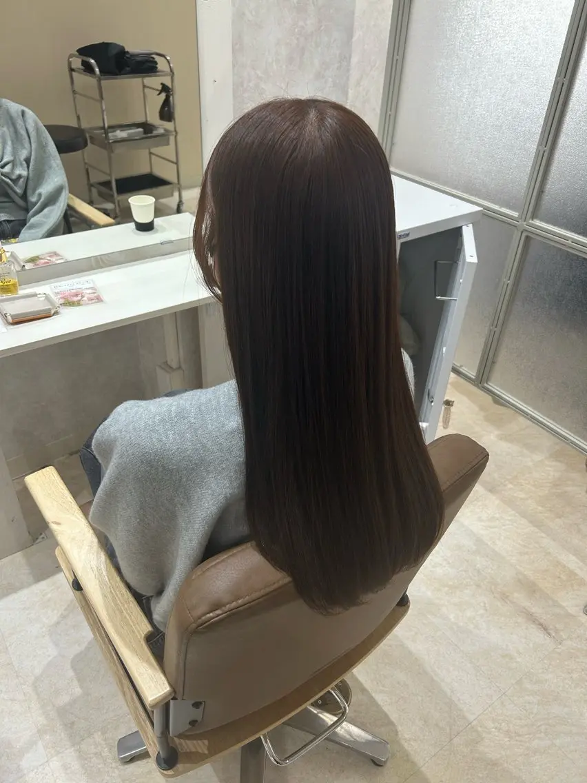 ❣️1日3名限定❣️〈♪人気艶カラー♪〉✨上質ブランドカラー+オリジナルトリートメント付き✨の写真