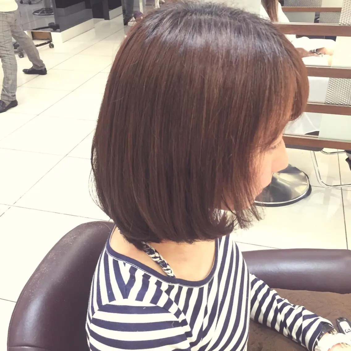 ミディアム 大平 美沙のヘアスタイル