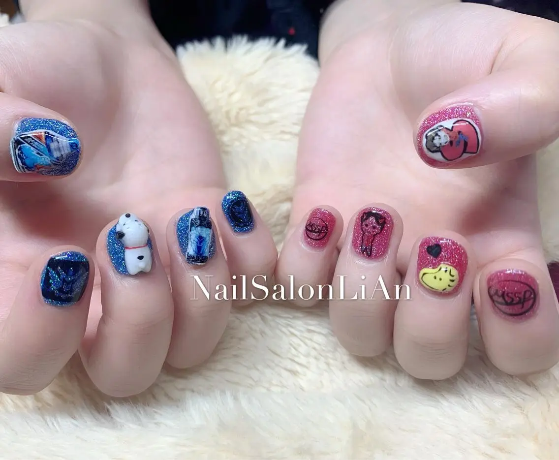 ネイル 持ち込み ハンドネイル NailSalon LiAnのネイルデザイン