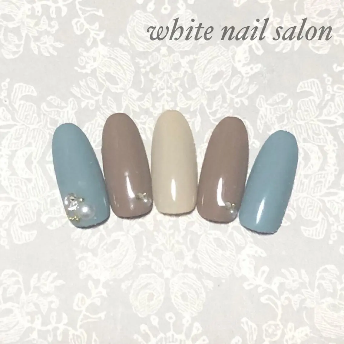 ネイル アートネイル フットネイル フレンチネイル ジェルネイル ハードジェル ハンドネイル white nail salonのネイルデザイン