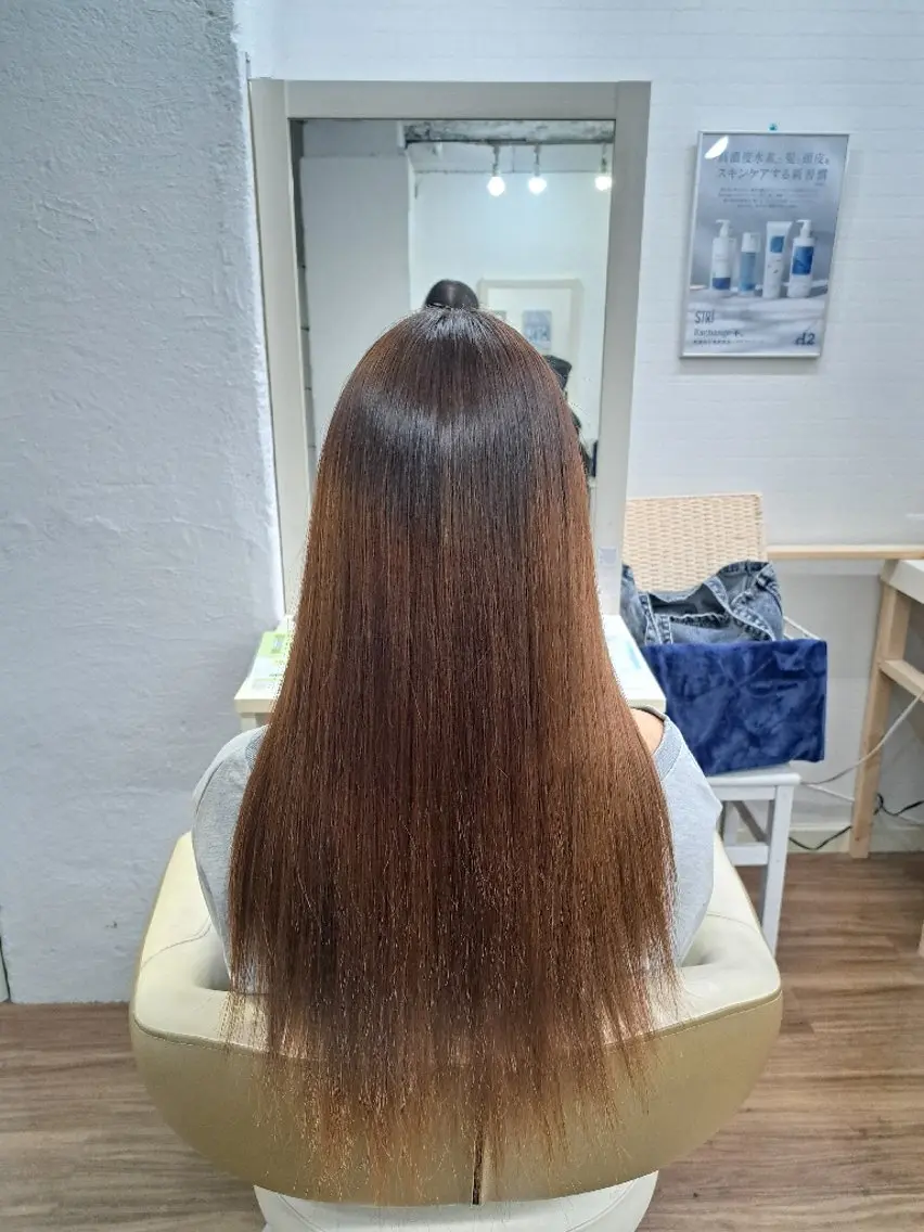 ロング 髪質改善 トリートメント トリートメント GLOSS心斎橋🌹 はるなのヘアスタイル