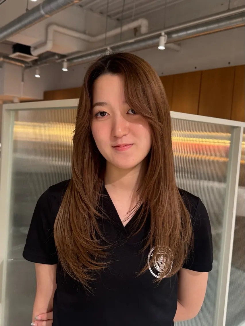 ロング レイヤーカット カット 🐰カットモデル募集 🐰大場杏里🐰のヘアスタイル