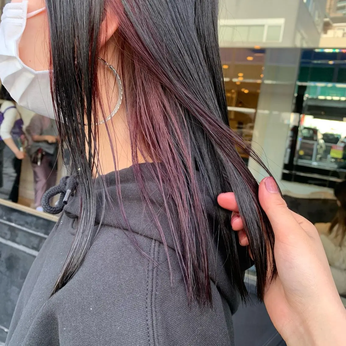ロング カラー Takahashi Yuriのヘアスタイル