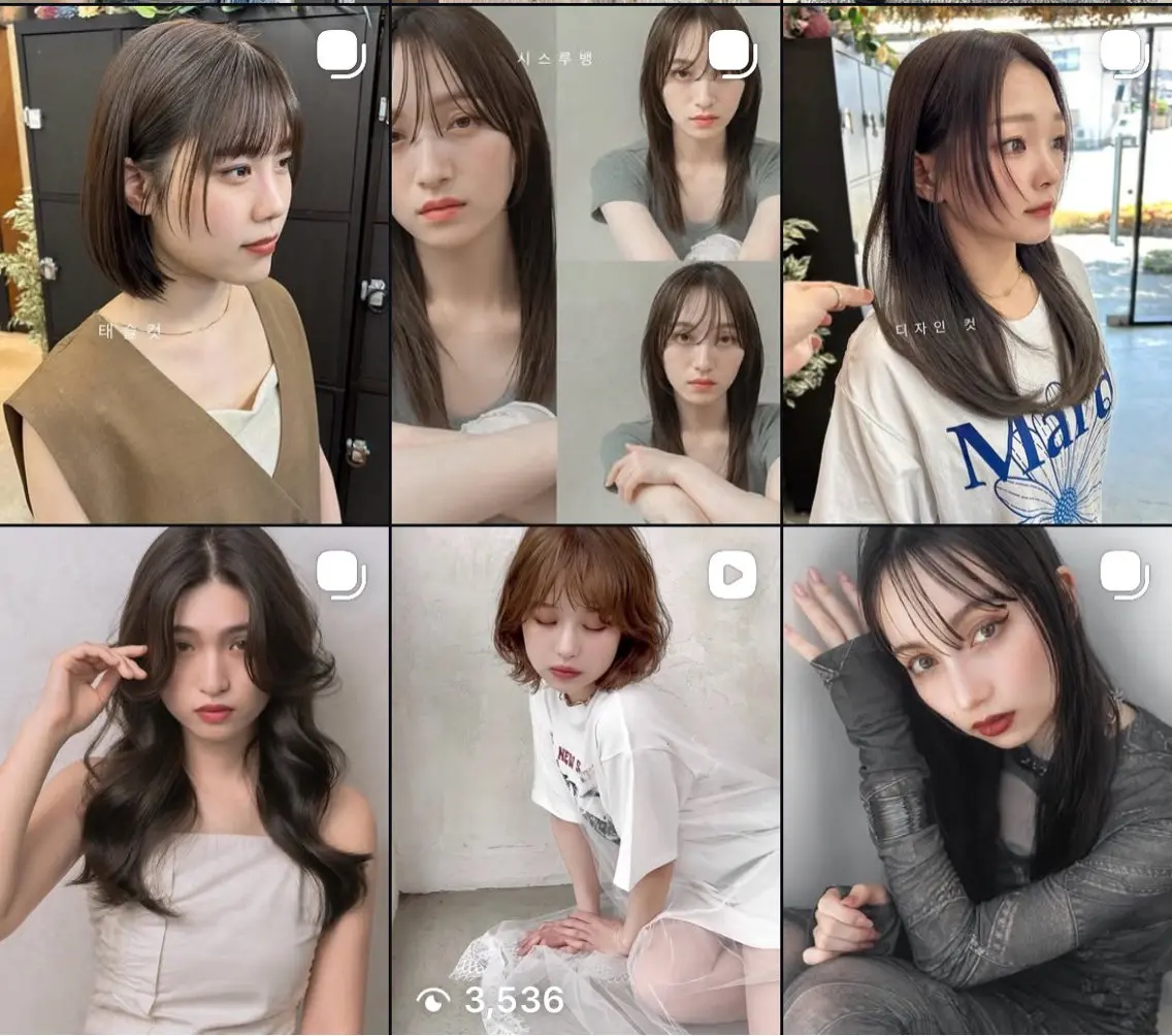 ミディアム カラー 透明感カラー 顔周りカット レイヤーカット 小顔カット カット ヘアカラー トリートメント 🏆韓国ヘア/ レイヤー/junのヘアスタイル